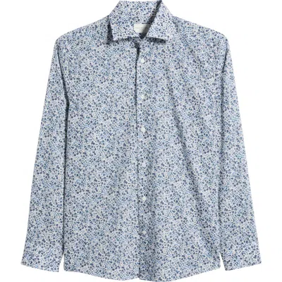 JACK VICTOR JACK VICTOR LAURENDEAU FLORAL COTTON BUTTON-UP SHIRT