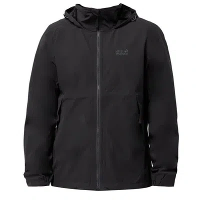 JACK WOLFSKIN JACK WOLFSKIN ANDEAN PASS MENS JACKET HOODED WINDBREAKER BLACK 1109201 6350