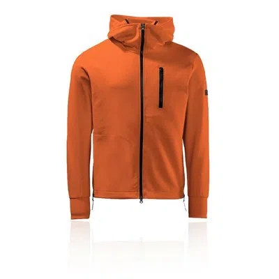 JACK WOLFSKIN JACK WOLFSKIN MENS TABLE BAY HOODED JACKET TOP ORANGE SPORTS OUTDOORS FULL ZIP