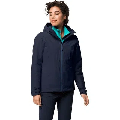 JACK WOLFSKIN JACK WOLFSKIN WOMENS ARGON STORM JACKET TOP NAVY BLUE SPORTS OUTDOORS FULL ZIP