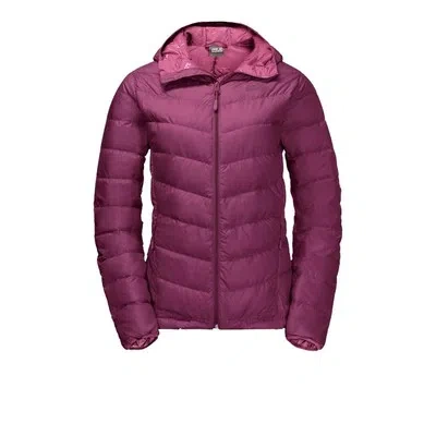 JACK WOLFSKIN JACK WOLFSKIN WOMENS HELIUM JACKET TOP PURPLE SPORTS OUTDOORS FULL ZIP HOODED
