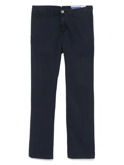 JACOB COHEN COTTON-BLEND TROUSERS