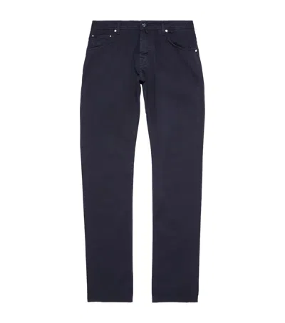JACOB COHEN COTTON-RICH SLIM TROUSERS