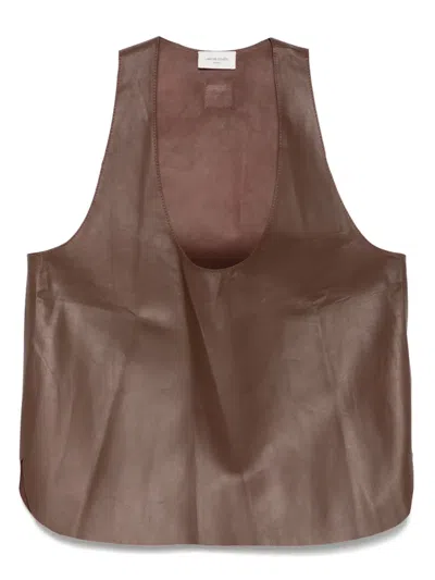 JACOB COHEN LEATHER VEST
