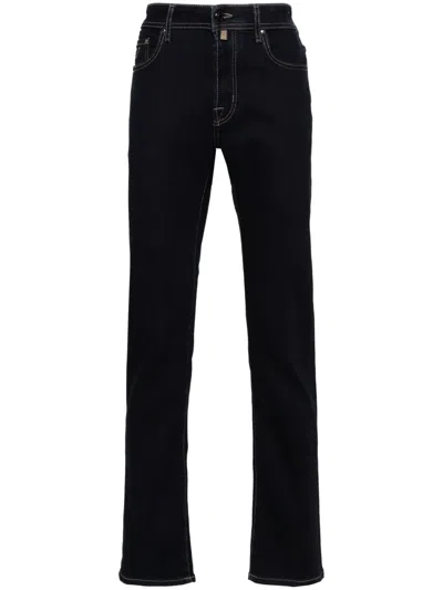 JACOB COHEN LOGO-PATCH JEANS