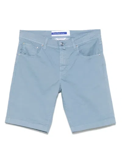 JACOB COHEN LOGO-PATCH SHORTS