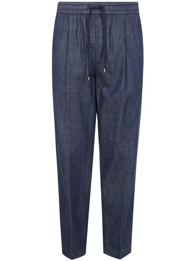 JACOB COHEN JACOB COHEN LOW FIT CARROT DANIEL DENIM BLUE TROUSERS