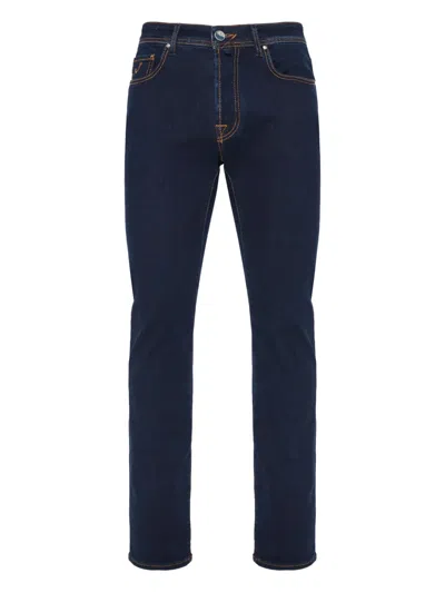 JACOB COHEN LOGO-PATCH JEANS