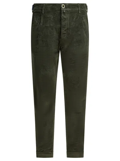 JACOB COHEN TROUSERS GREEN