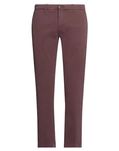 JACOB COHЁN JACOB COHЁN MAN PANTS GARNET SIZE 35 COTTON, ELASTANE