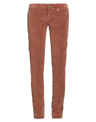 JACOB COHЁN JACOB COHЁN WOMAN PANTS BROWN SIZE 31 COTTON, VISCOSE, ELASTANE