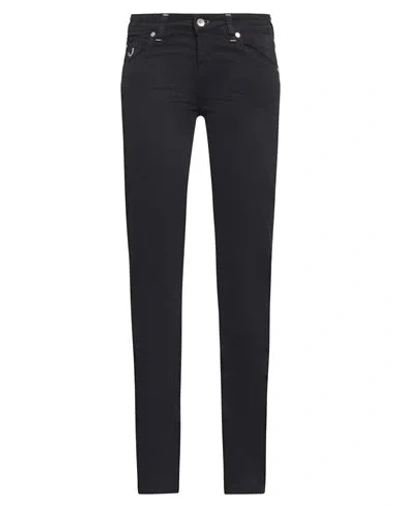 JACOB COHЁN JACOB COHЁN WOMAN PANTS MIDNIGHT BLUE SIZE 30 COTTON, ELASTANE