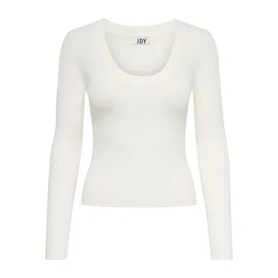 JACQUELINE DE YONG WHITE VISCOSE TOPS & T-SHIRT