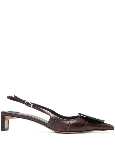 JACQUEMUS 40MM LES SLINGBACKS DUELO PUMPS