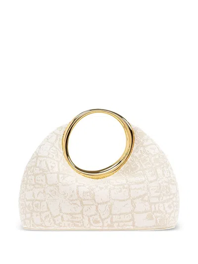 JACQUEMUS BEIGE CALINO SMALL HANDBAG