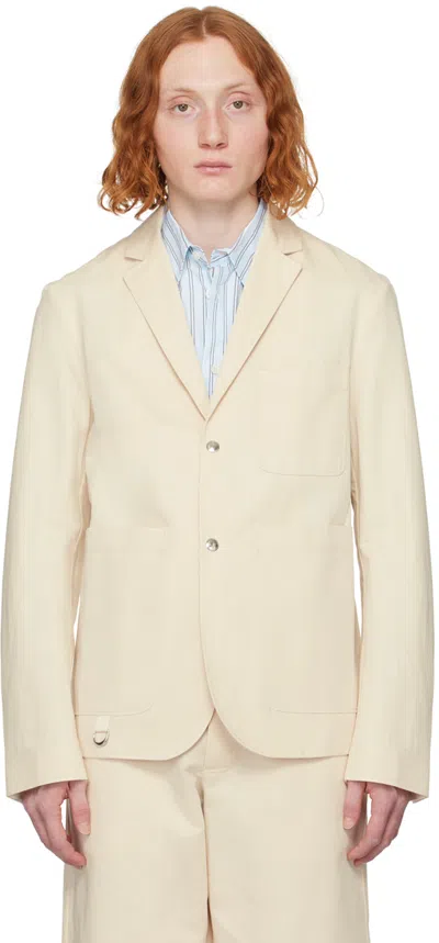 JACQUEMUS BEIGE LES SCULPTURES 'LA VESTE JEAN' BLAZER
