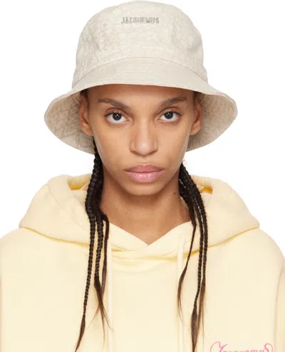 JACQUEMUS BEIGE 'THE GADJO' BUCKET HAT