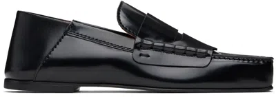 JACQUEMUS BLACK LA CASA 'THE CARRÉ' LOAFERS