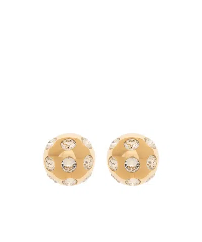 JACQUEMUS JACQUEMUS ROND CARR EMBELLISHED EARRINGS