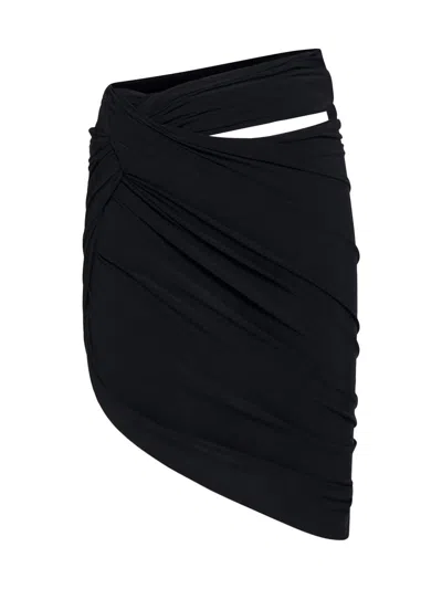 JACQUEMUS JACQUEMUS LA MINI JUPE DRAPEADO MINI SKIRT