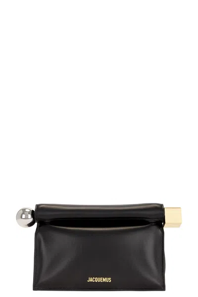 JACQUEMUS LA POCHETTE ROND CARRE BAG
