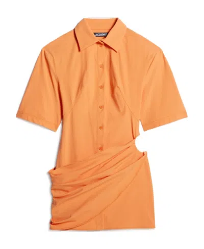 JACQUEMUS CUT-OUT DETAIL DRESS