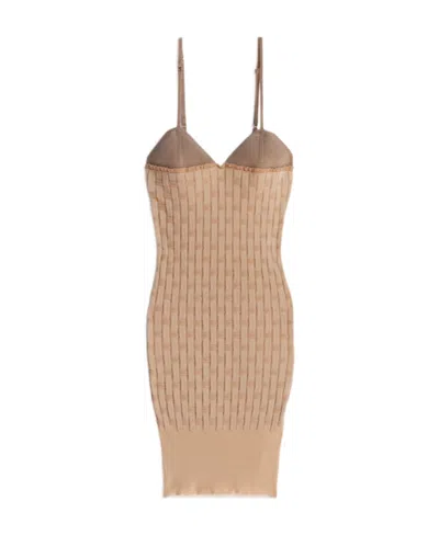 JACQUEMUS LA ROBE MAILLE TECIDO DRESS