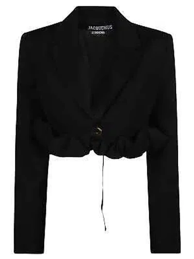 JACQUEMUS JACQUEMUS LA VESTE CROISSANT WOOL JACKET