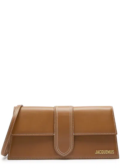 JACQUEMUS JACQUEMUS LE BAMBINO LONG LEATHER TOP HANDLE BAG