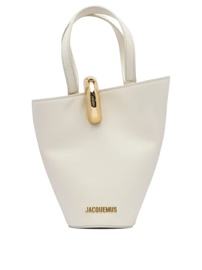 JACQUEMUS LE BAMBOLA HANDBAGS WHITE