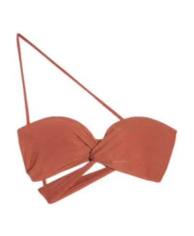 JACQUEMUS LE BANDEAU ASYMMETRIC TOP