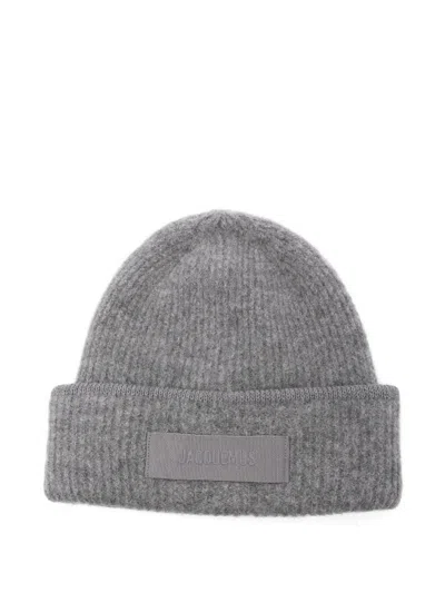 JACQUEMUS LE BONNET GROS GRAIN BEANIE HAT