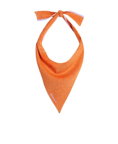 JACQUEMUS LE FOULARD BRILHO SCARF