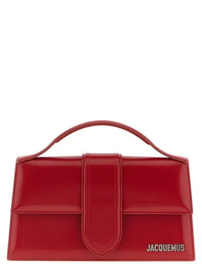 JACQUEMUS LE GRAND BAMBINO HAND BAGS RED