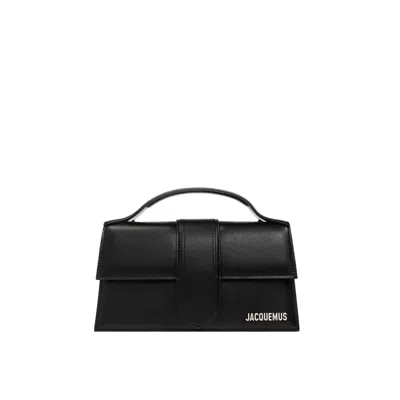 JACQUEMUS JACQUEMUS LE GRAND BAMBINO BAG - SILVER LOGO WOMEN