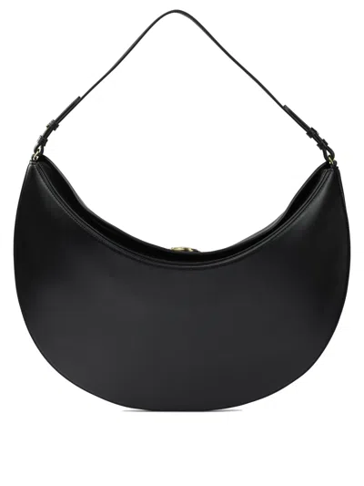 JACQUEMUS LE OVALO SHOULDER BAGS BLACK