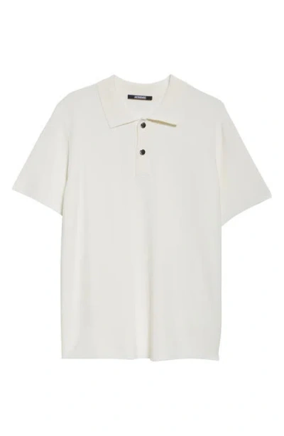 JACQUEMUS JACQUEMUS LE POLO MAILLE LOOSE FIT PIQUÉ POLO