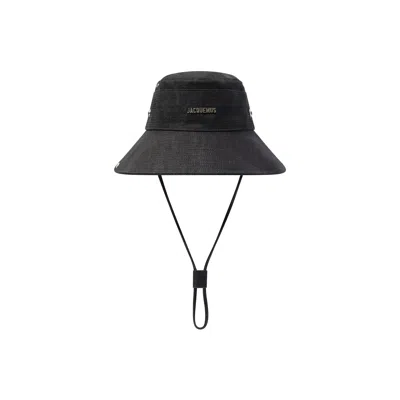 JACQUEMUS MEN'S LE BOB DENIM BUCKET HAT