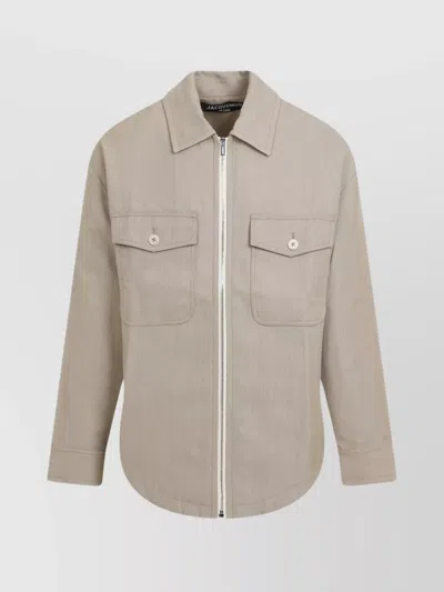 JACQUEMUS MOUNTAIN JACKET WITH BUTTONED CUFFS AND POCKETS