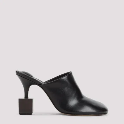 JACQUEMUS MULES BLACK