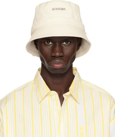JACQUEMUS OFF-WHITE LES CLASSIQUES 'THE GADJO' BUCKET HAT