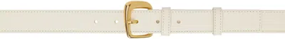 JACQUEMUS OFF-WHITE 'THE OVALO' BELT