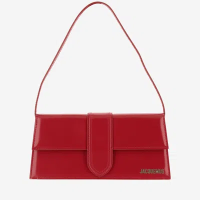 JACQUEMUS RED LE BAMBINO SHOULDER BAG