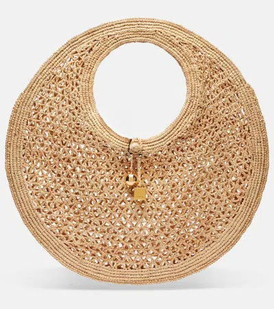 JACQUEMUS SPIAGGIA RAFFIA TOTE BAG