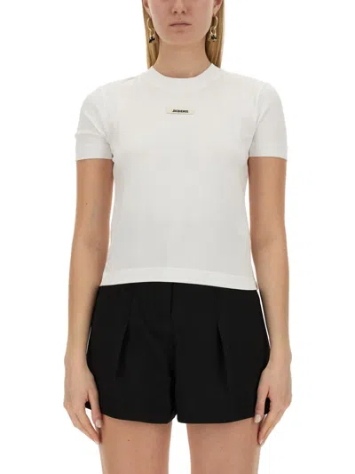 JACQUEMUS JACQUEMUS WOMEN T-SHIRT CON LOGO