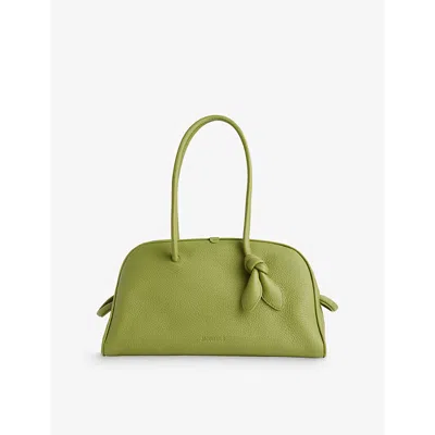 JACQUEMUS WOMENS GREEN 2 THE TURISMO LEATHER TOP-HANDLE BAG