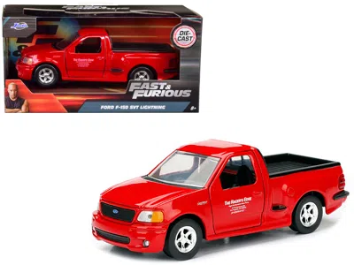 JADA BRIAN'S 1999 FORD F-150 SVT LIGHTNING PICKUP TRUCK RED "FAST & FURIOUS" MOVIE 1/32 DIECAST MODEL CAR