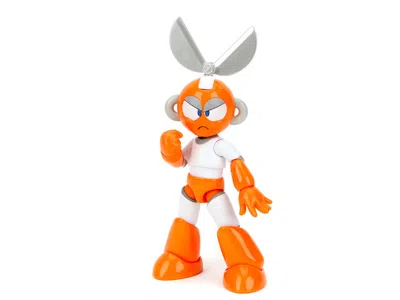 JADA CUT MAN 4.5" MOVEABLE FIGURE WITH ACCESSORIES AND ALTERNATE HEAD AND HANDS "MEGA MAN" (1987) VIDEO G