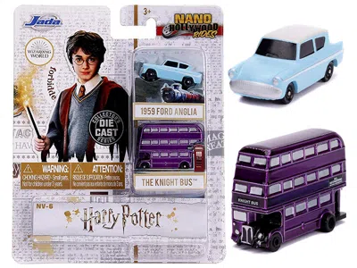 JADA HARRY POTTER 2 PIECE SET "NANO HOLLYWOOD RIDES" DIECAST MODELS BY JADA