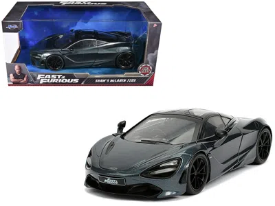 JADA SHAW'S MCLAREN 720S RHD (RIGHT HAND DRIVE) METALLIC GRAY "FAST & FURIOUS PRESENTS: HOBBS & SHAW" (20